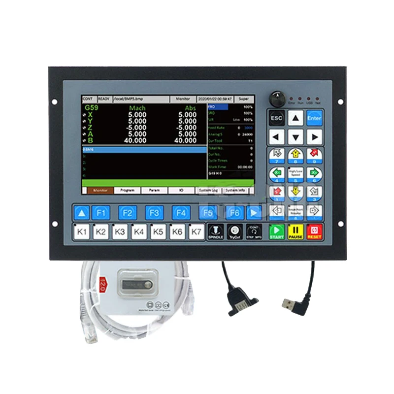 New upgraded version DDCS-Expert V2 Standalone Motion Controller Offline Controller Support 3/4/5 axis USB Controller Interface