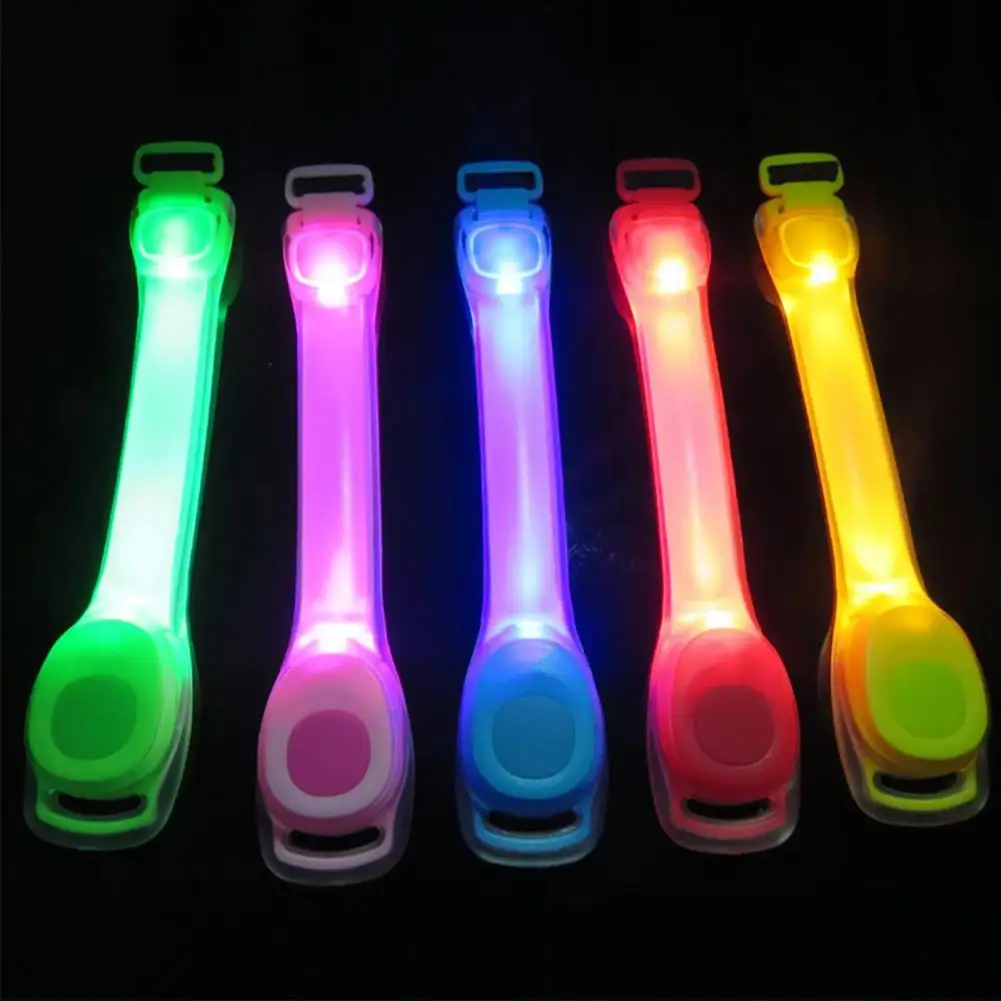 Armband Glow Dark Armband High Visibility Led Armband for Night Running Adjustable Glow Arm Strap for Outdoor Sports for Riding