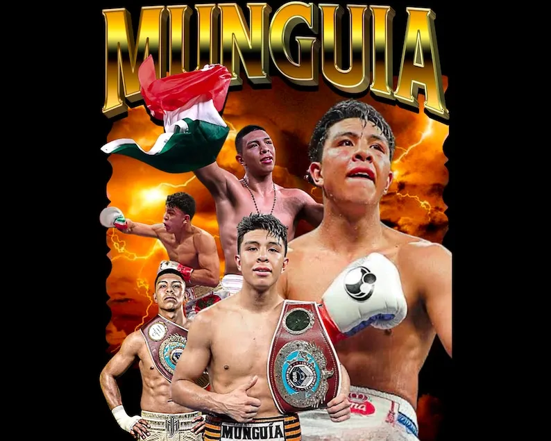 

Jaime Munguia Boxing Tee, DTF/DTG Ready, Downloadable