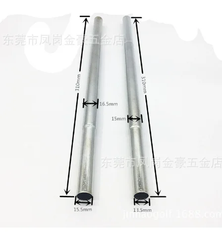 

Golf Clubs Shaft Extension Metal Rod Extender Replacement Stick for Driver Hybrid Iron Golf Accessories Extension Rod