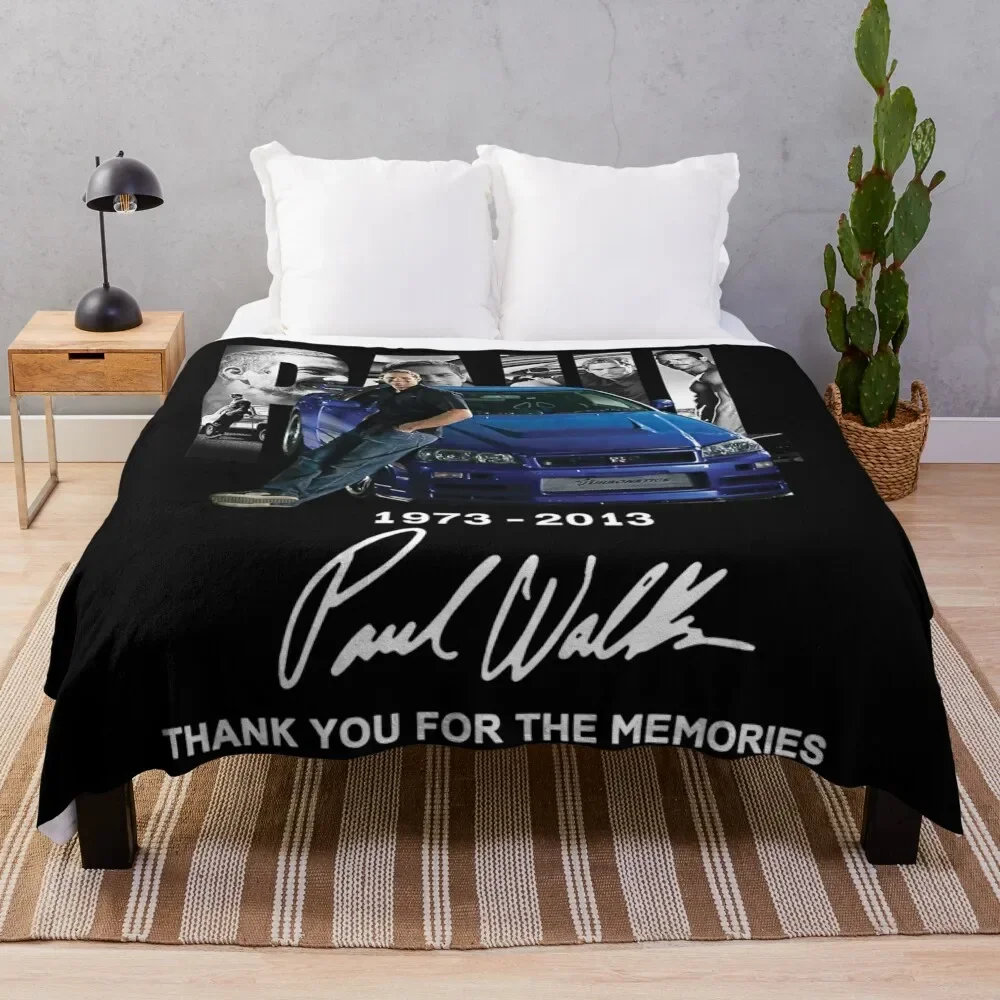 1973-2013: Remembering Páúl Wálkér and His Impact Throw Blanket Multi-Purpose Flannel Blankets