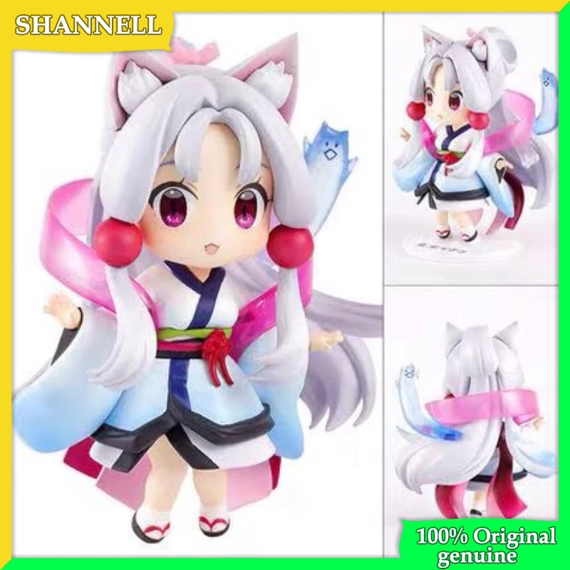 100% Original genuine Touhoku Itako 8cm Q version PVC Action Figure Anime Figure Model Toys Figure Collection Doll Gift