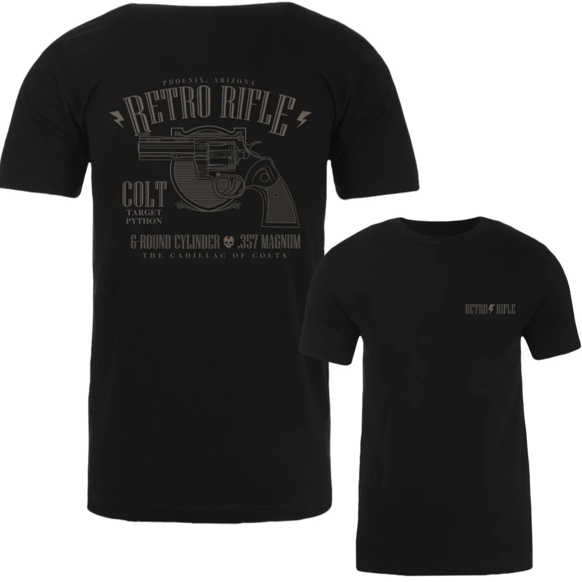 2026 Retro Rifle - Men's T-Shirt - 357 Graphic Printing High-end Luxury Unisex Style Both of Men and Women