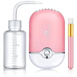 3 in 1 USB Air Conditioning Lash Fan Dryer Lash Shampoo Brushes Nose Brush eyelash Wash Bottle for Eyelash Extension supplies