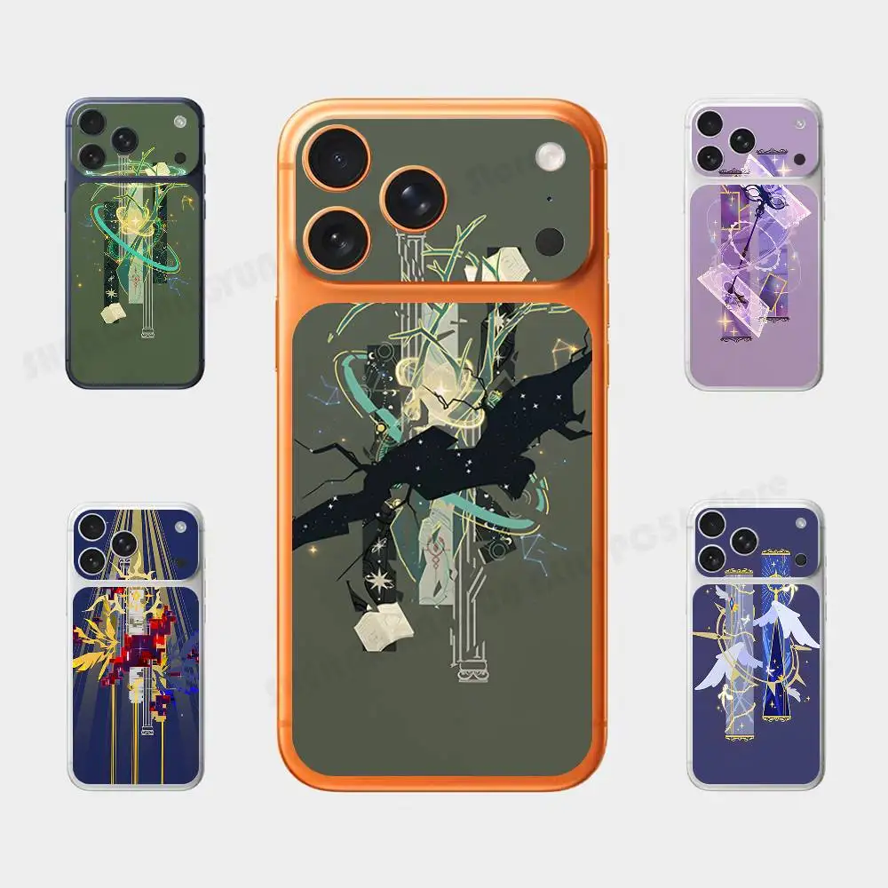 

Symmetry Line Aesthetic Art For IPhone 17 Pro ProMax Full Back Cover Decal Wrap Skin Rear Protective Sticker Film
