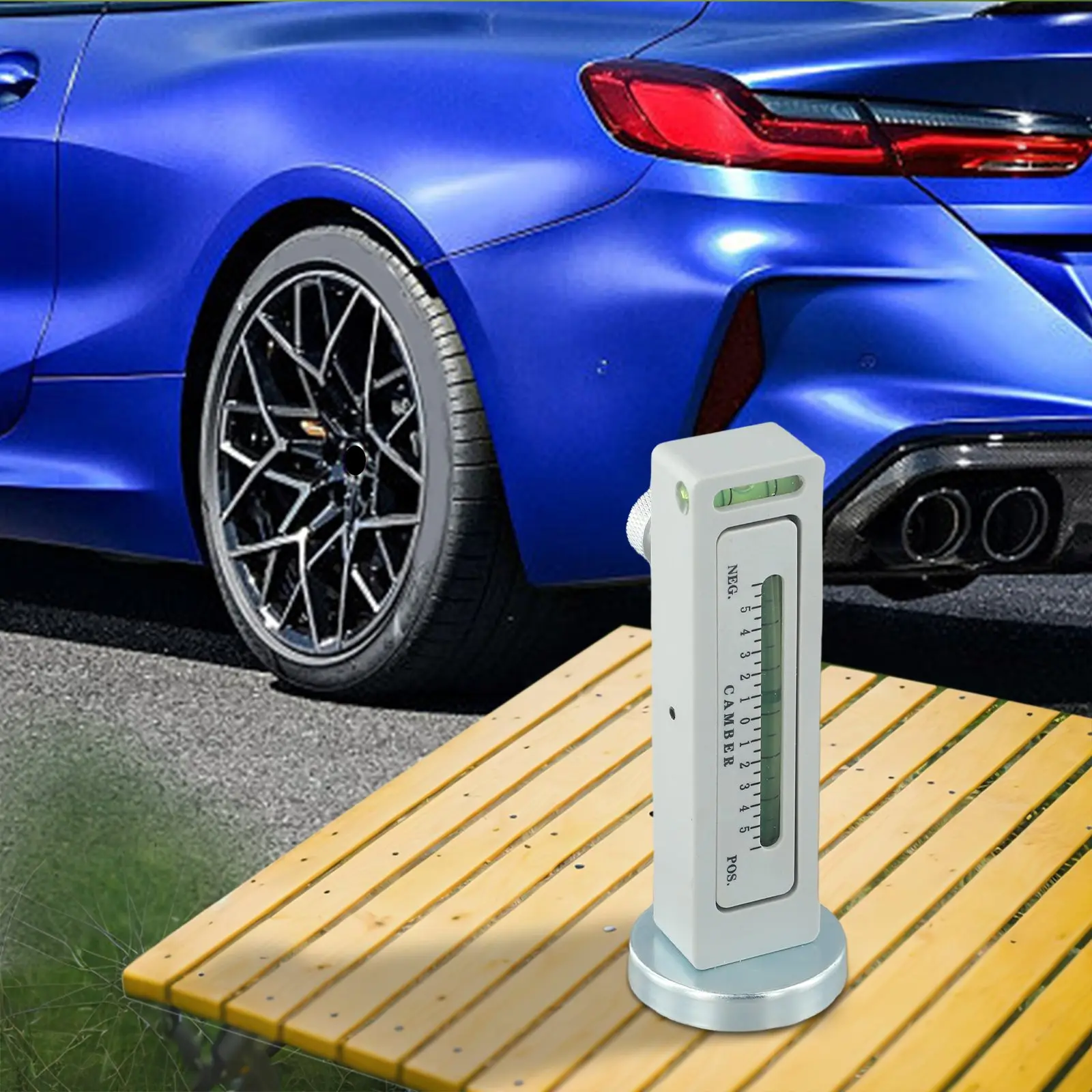 

Magnetic Four Wheel Positioning Level Tool for Vehicle Wheel Camber and Caster Adjustment and Precise Positioning