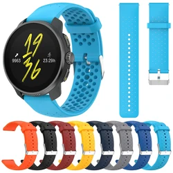 22mm Silicone Strap for SUUNTO RACE S Sports Watchband for SUUNTO VERTICAL Ocean 9 PEAK PRO/DLC RACE 5 PEAK Breathable Bracelets