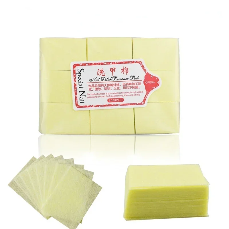 أدوات تزيين الأظافر، مناديل قطنية 100%، مناديل أظافر خالية من الوبر، مزيل طلاء جل بالأشعة فوق البنفسجية، مناديل أظافر، مسح جل مانيكير للحمام