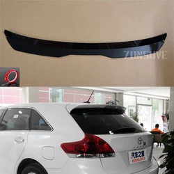 For 2009--2013 Toyota Venza Roof Spoiler Rear Wing Body Kit Accessories ABS Plastic SUV Hatchback Universal Gloss Black