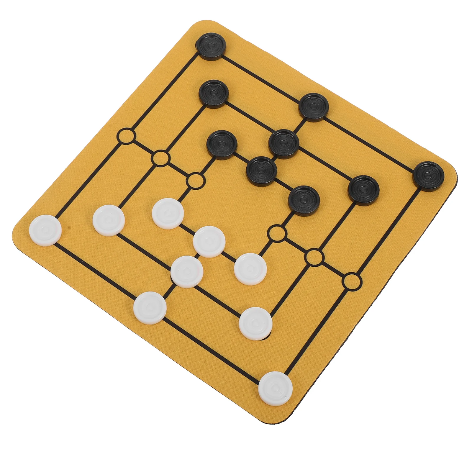 

1 set 1 Set Nine Men'S Morris Board Portable Home Chess Family Gathering Strategy Tabletop Entertainment Traditional Party Desk