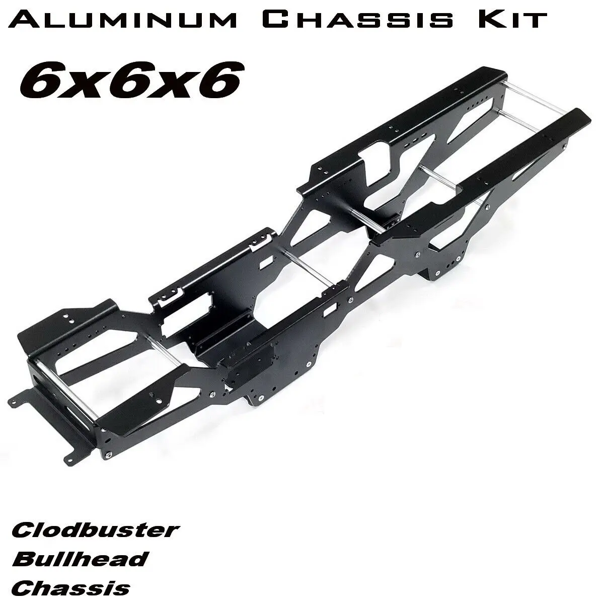 Aluminum 6X6 Chassis Kit for TAMIYA Clod Buster/bull Head