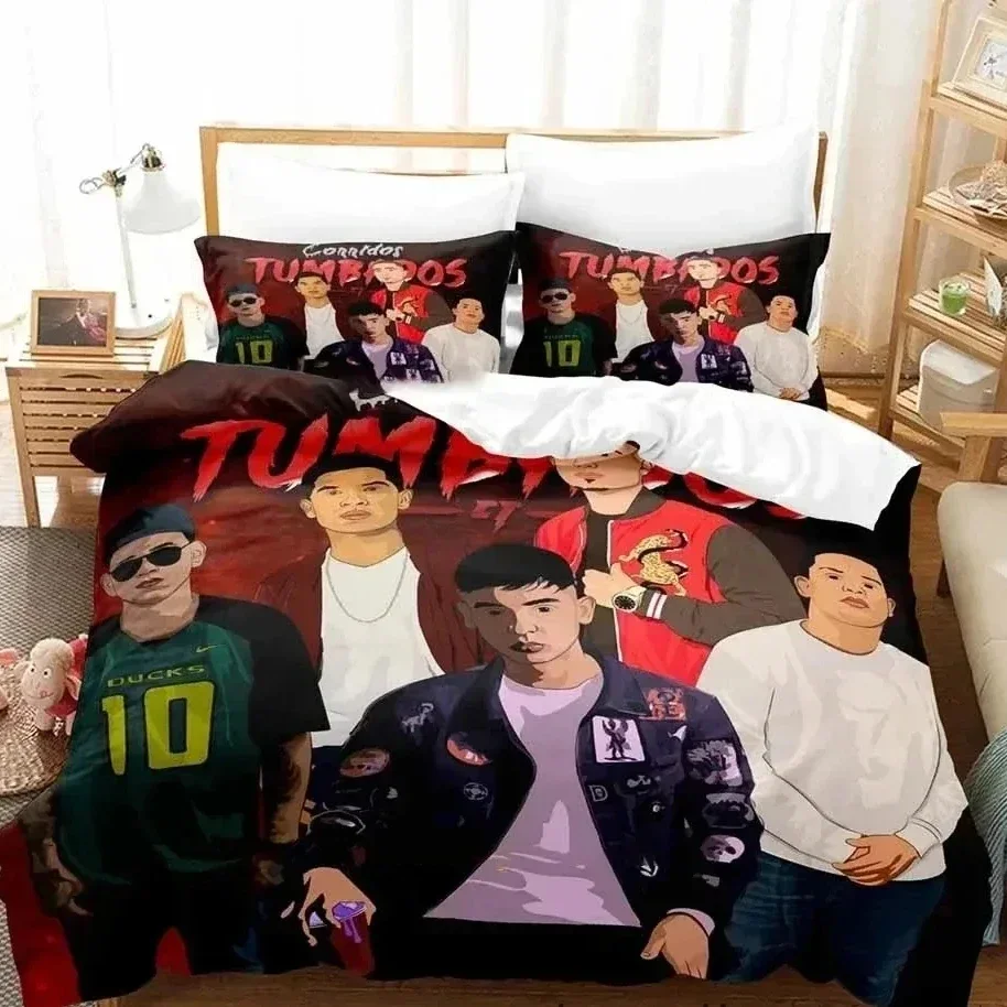 

Luxury New 3D Print Natanael Cano Rapper Bedding Set Duvet Cover Bed Set Quilt Cover Pillowcase Comforter Queen Size Boys Adult