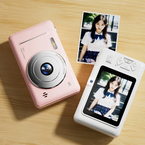 Kit de cámara dual avanzada de 50 MP, flash 4K, CCD digital, cámara de nivel de entrada de diseño vintage