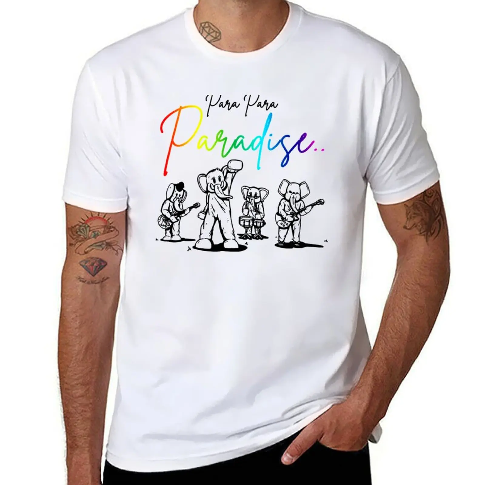 

Para Para Paradise T-Shirt t shirt for man 100 percent cotton cotton t shirts high quality