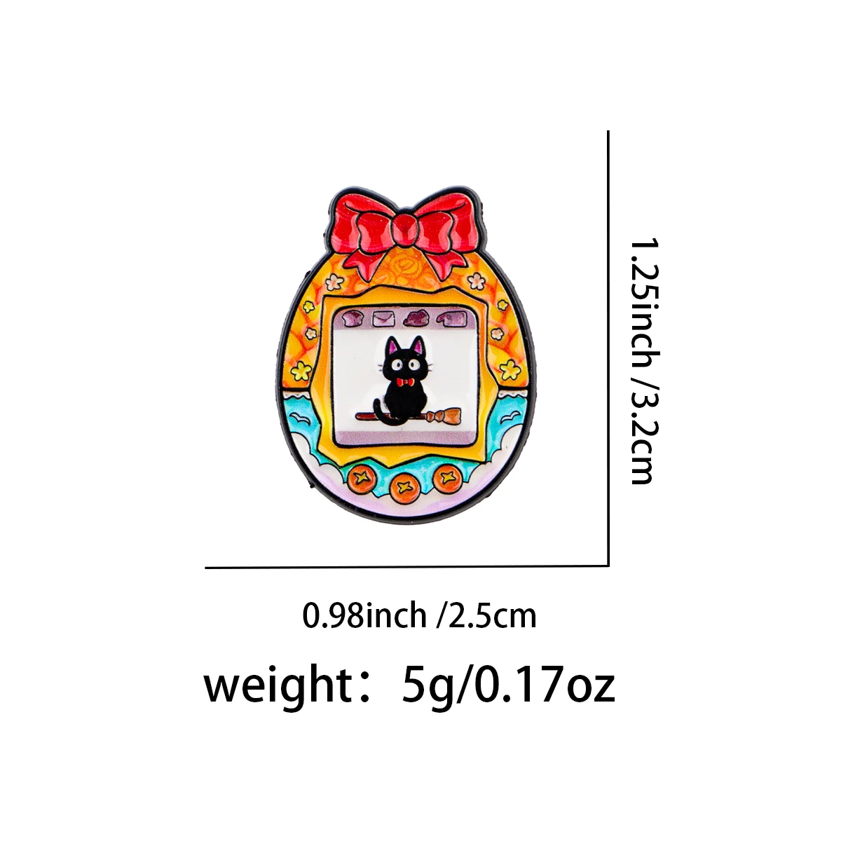 انمي ياباني ماجيك القط الأسود دبابيس للملابس المينا دبابيس النساء الرجال شارات التلبيب دبابيس لملحقات حقيبة الظهر