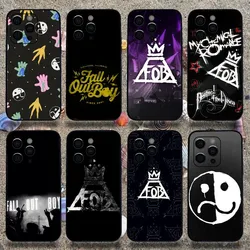 F-Fall Out Boy Band Phone Case For Apple iPhone 15,14,13,12,11,Pro,X,XS,Max,XR,Plus,Mini Soft Black Cover