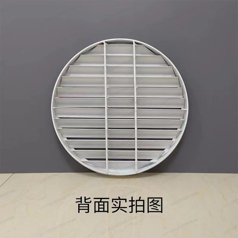 

Australian Style Round Louver Plantation Shutters, Special Shape Window with Classic Tilt Control Rod