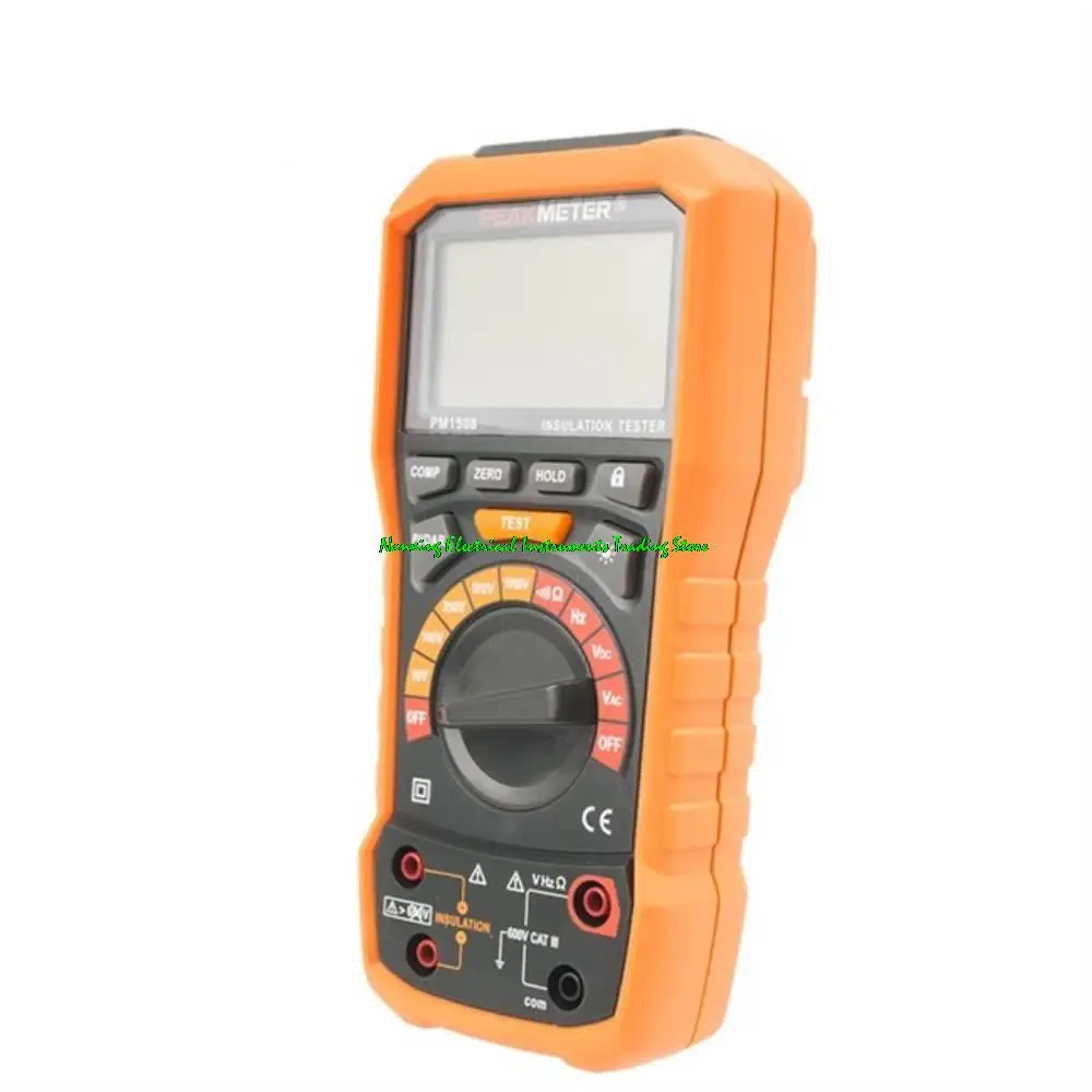 Imagem -04 - Precisão Digital Tester Isolamento 50v 100v 250v 500v 1000v Pm1508 10.0g Megohm Medidor Alta