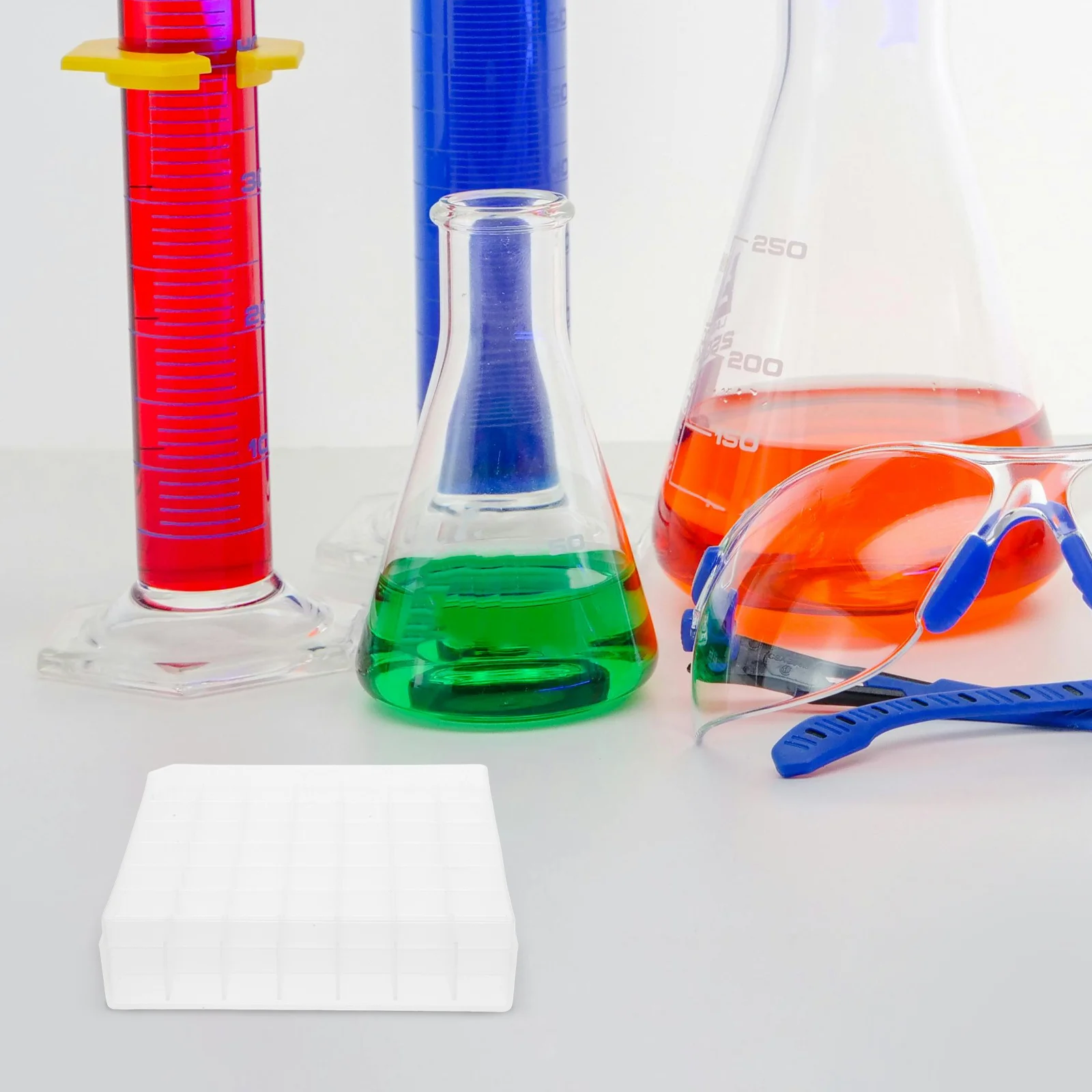 

Sample Vial Box Test Tube Transport Case Storage Tubes Stemware Cases Medicine Holder Bottle Small