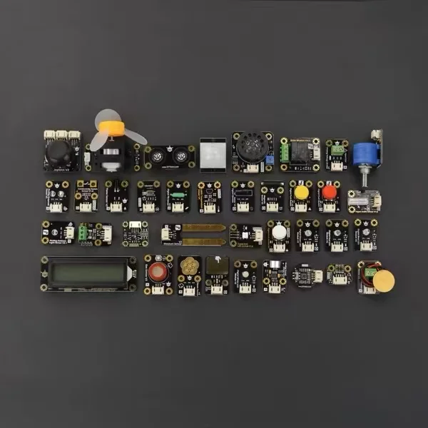 DFRobot Gravity: paquete de kit de sensores de 37 piezas compatible con Arduino Raspberry Pi Support Mind+