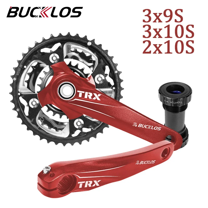 

Велосипедный шатун 170 мм, шатун MTB, звездочка 64/104BCD, трехскоростные шатуны для горного велосипеда, 3x9s, 2x10s, 3x10s, встроенный шатун