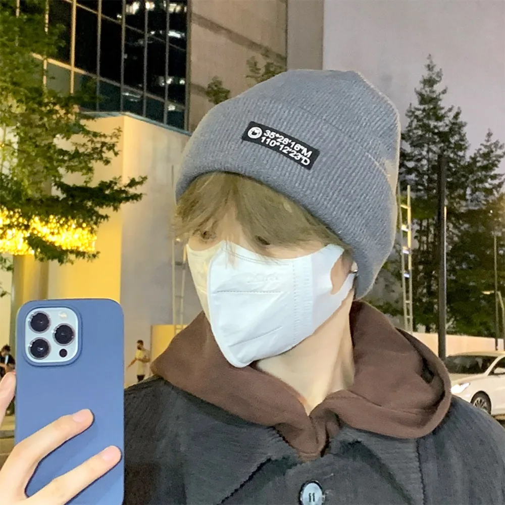 العصرية الكورية نمط الشتاء غطاء للأذنين يندبروف التزلج الرجال محبوك قبعة سميكة الدراجات قبعة صغيرة دافئة للجنسين