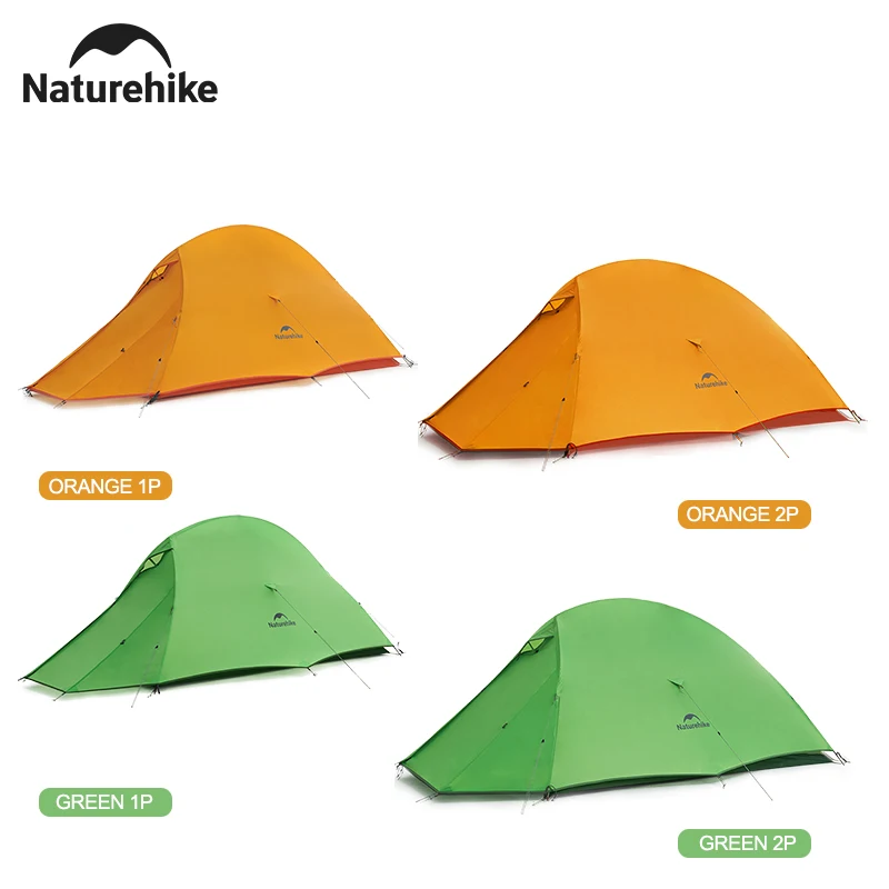 Naturehike Cloudup Base Ultralight Trekking Tent Travel Hiking Outdoor Waterproof Tents Three-Season Tent Quick Automatic Open