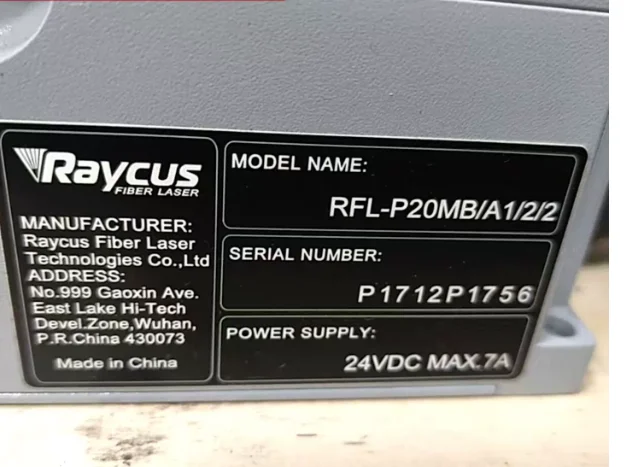 Raycus fiber laser source, Ruike laser generator 1500W RFL-C020 2000W RFL-C025 3000W RFL-C3000S 6000W RFL-C6000S cutting version