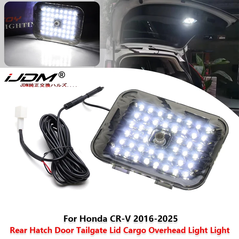 

1PC Xenon White Full LED Rear Hatch Door Tailgate Lid Cargo Overhead Light For Honda 2016-2025 CR-V w/Auto Trunk Open Light-up