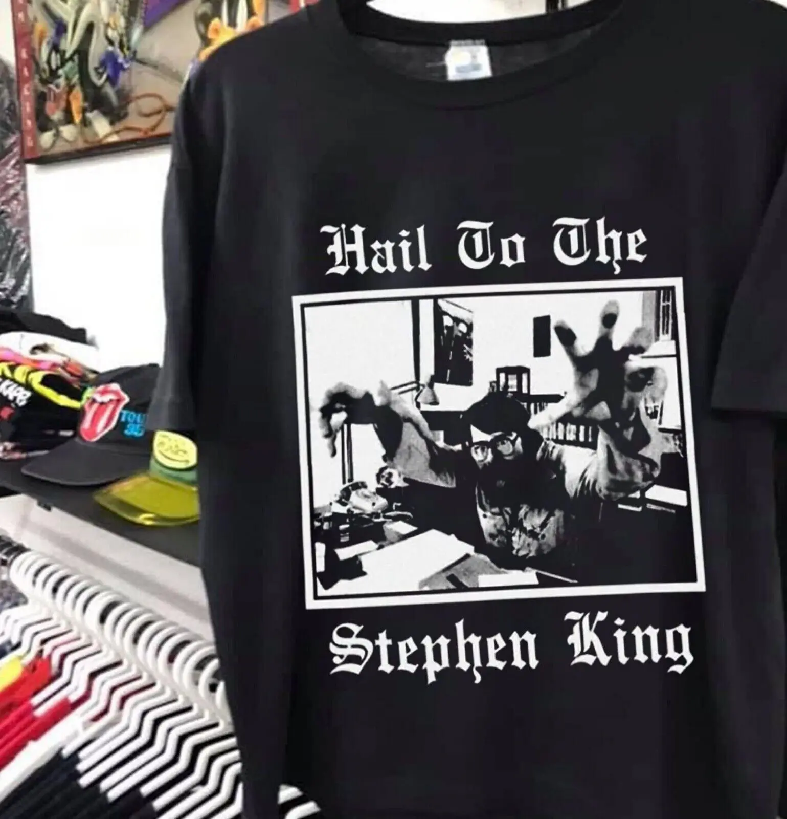 Hail To The Stephen King Unisex Tee, Vintage t-shirt