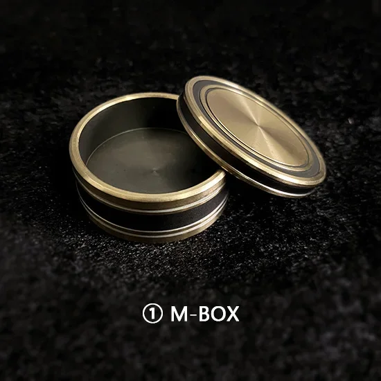 M-BOX by Jimmy Fan Half Dollar Size Coin Magic Tricks Coin Appear Vanish Close Up Magia Magicians Prop Gimmick Prop Copy Coin