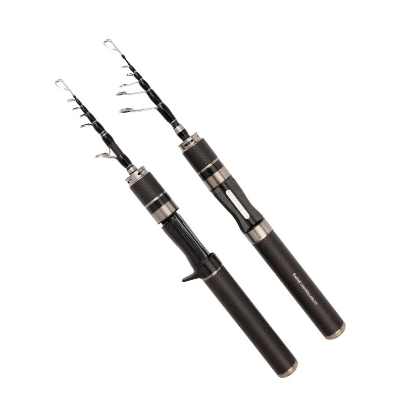 

Telescopic Micro Fishing Rod (Fishing Equipment) - UL, Straight/Gun Handle, Carbon, Portable, Ultra-Short Lure Rod