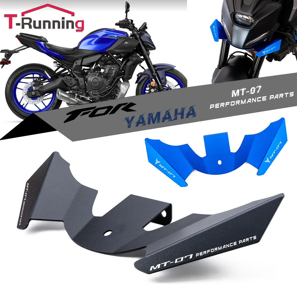 

Для YAMAHA MT07 MT 07 2025 аксессуары для мотоциклов, передний обтекатель мотоцикла, пневматическое крыло, наконечник, прижимная сила, крылья, воздушный дефлектор