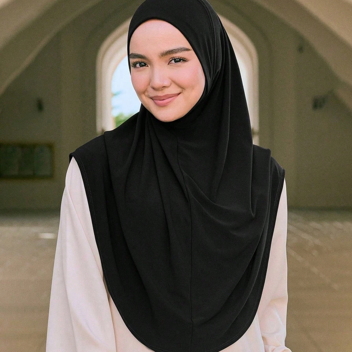 Hijabs musulmanes instantáneos para mujer, Hijab interior de cáñamo de algodón de Color sólido, turbante islámico, pañuelos para la cabeza fáciles