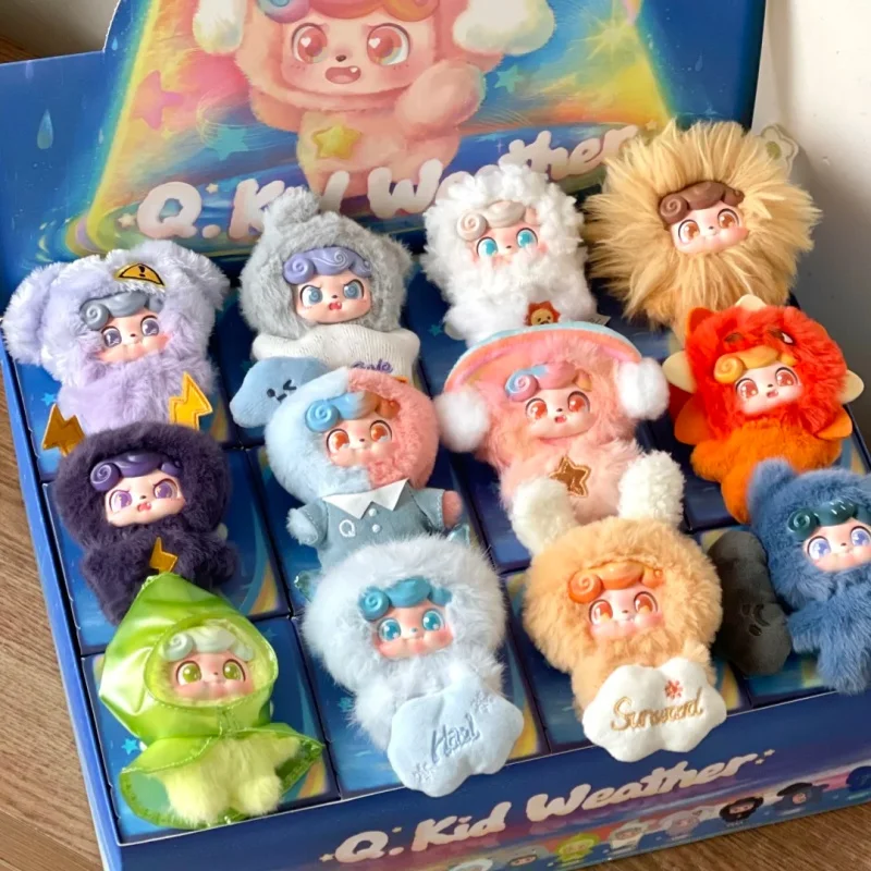 Original JOTOYS Qbao Weather Baby Mini-Serie Überraschungs-Blindbox Weicher Schlüsselanhänger Trendiges Spielzeug Sammlerstück Niedliche Puppe Schreibtischdekoration Geschenk – Detail 1