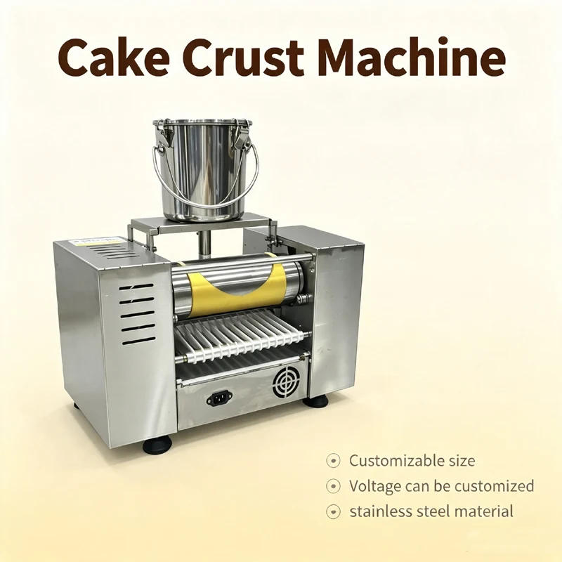 Commercial Cake Crust Machine For Cake Shop Dessert Shop Melaleuca Cake Making Machine Spring Roll Pancake Forming Machine