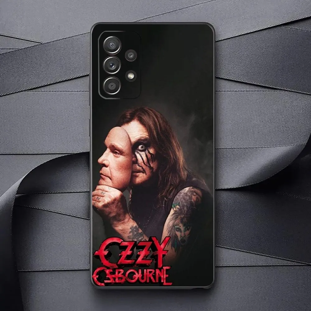 Rock Band O-Ozzy Osbourne Phone Case For Samsung Galaxy A13,A21s,A22,A31,A32,A52,A53,A71,A80,A91 Soft Black Phone Cover