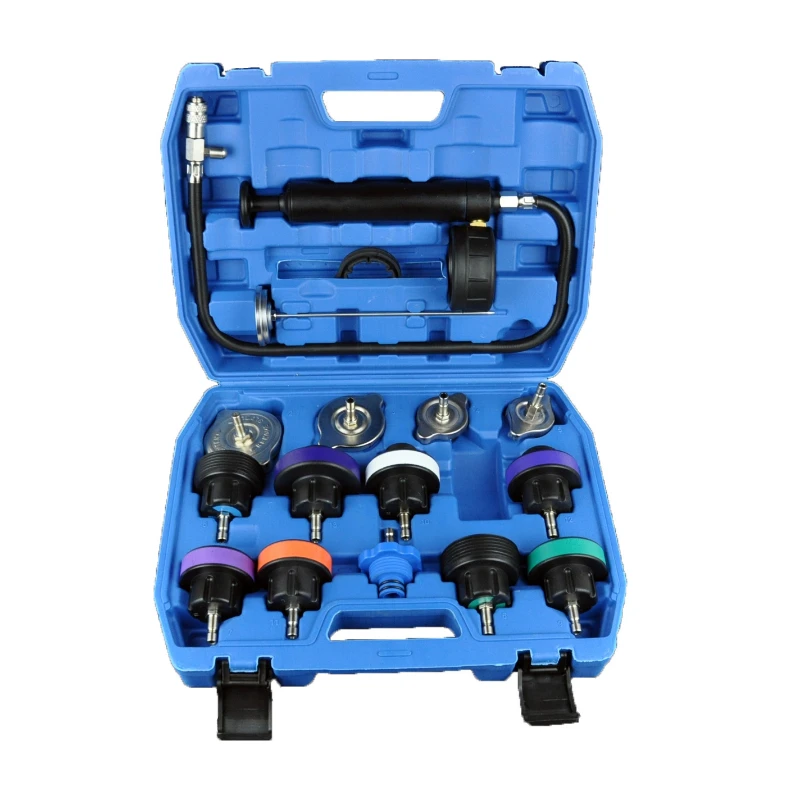 Car Water Tank Pressure Leak Testing Tool Leak Detector Antifreeze Replacement Filler Vacuum Coolant Pressure Gauge