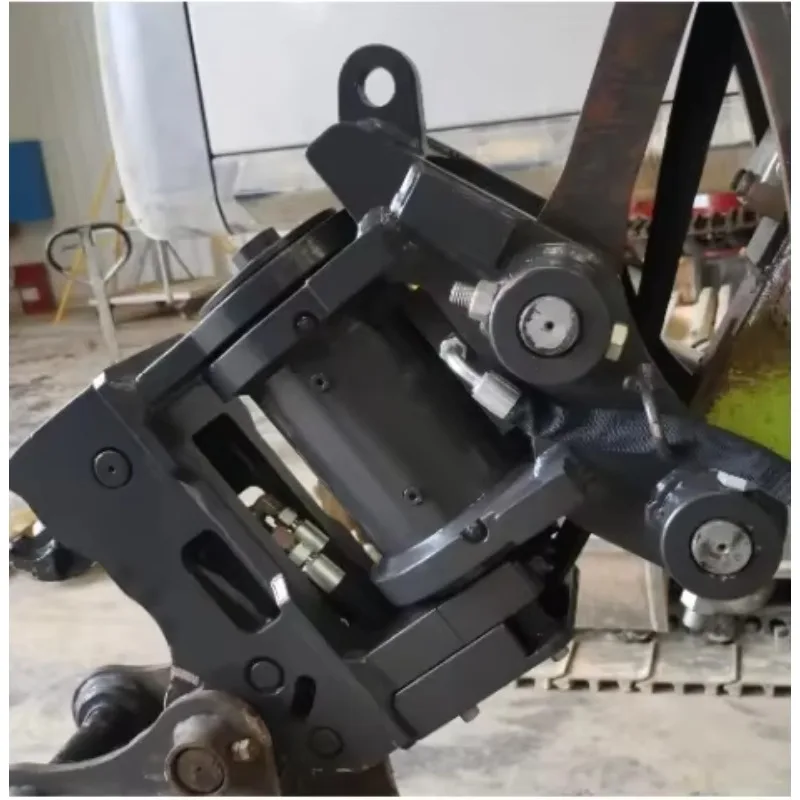 Power Tilt Quick Hitch For Excavator 360° Tilting Coupler High Strength Steel For Construction And Demolition