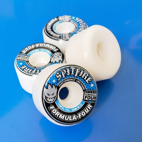 Imagen 2 del producto Ruedas de monopatín genuinas 52 53 54 56 58mm 101D 99D disponibles SPITFIRE ruedas de patín de buena calidad herramienta de patinaje