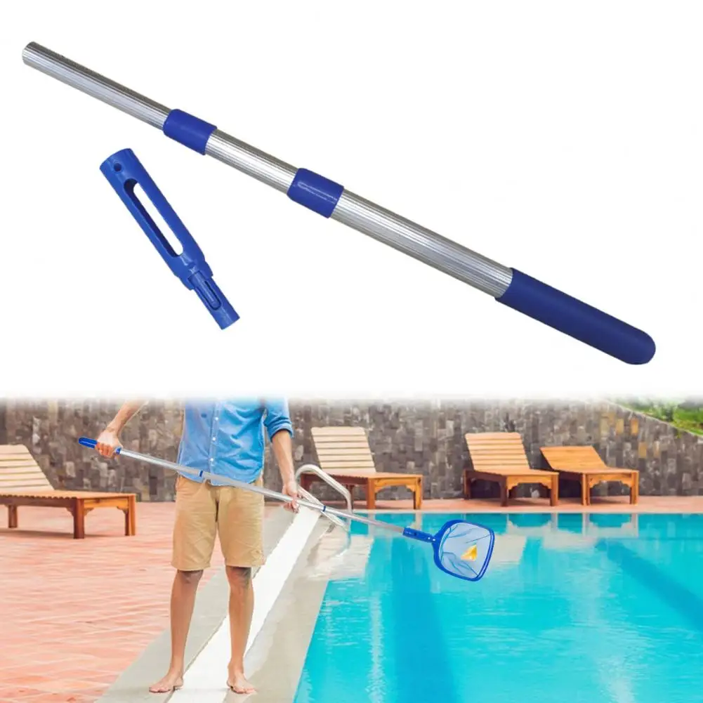 Schwimmbad-Pflegestange mit rutschfestem Griff, ausziehbare Pool-Teleskopstange mit effizientem Pool zum Schwimmen im Pool
