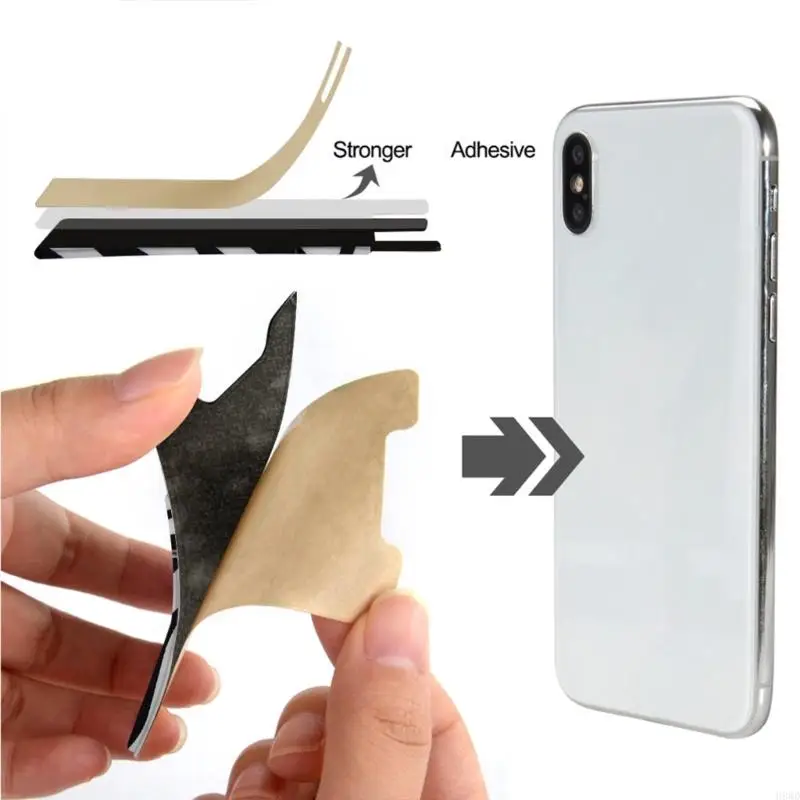 هاتف محفظة لاصق على الهاتف على جيب آمن يحمل بطاقات الائتمان وعملة H8WD