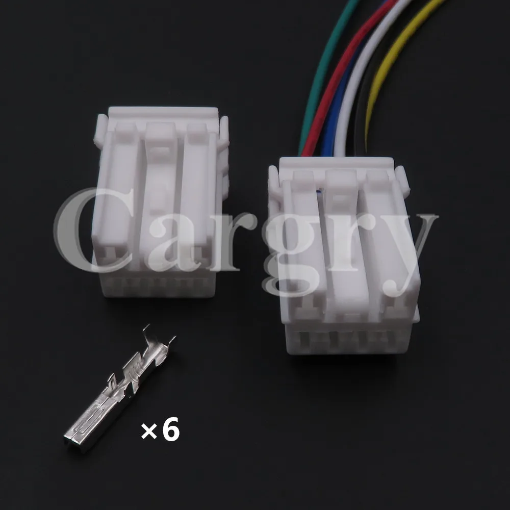 1 Set 6P 7122-8365 7123-8365 MG620401 MG610398 AC Assembly Automobile Male Female Docking Unsealed Wiring Connector