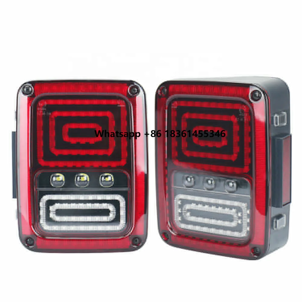 

LED Tail Light Brake Lights for Wrangler 07-17 LED Rear Tail Lights for JK