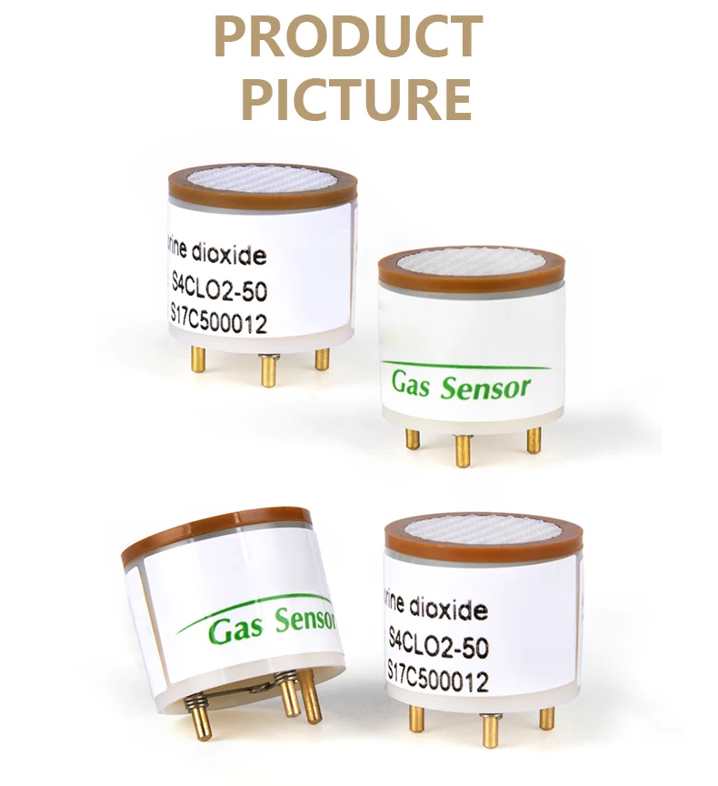 Picture 7: 2PCS High Precision CLO2 Sensor Chlorine Dioxide Detection In Petroleum Field Chlorine Dioxide Gas Detection Sensor