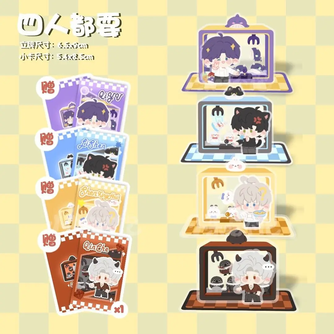 الحب والمساحة العميقة أنيمي الاكريليك مزدوج الإدراج الدائمة مجلس صفيح شارة شعار تأثيري الكرتون تزيين