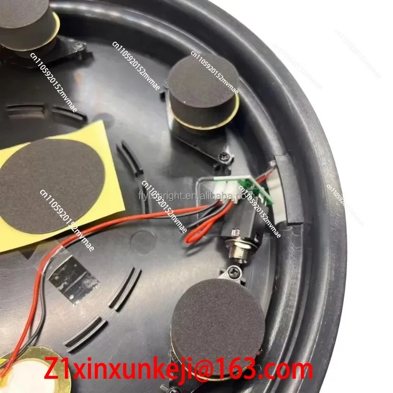 Elektronisches Schlagzeug-Set mit Trigger-Tray-Platte für E-Drums, 6,3-mm-Klinkenanschluss und 6 Schaumstoffkegeln