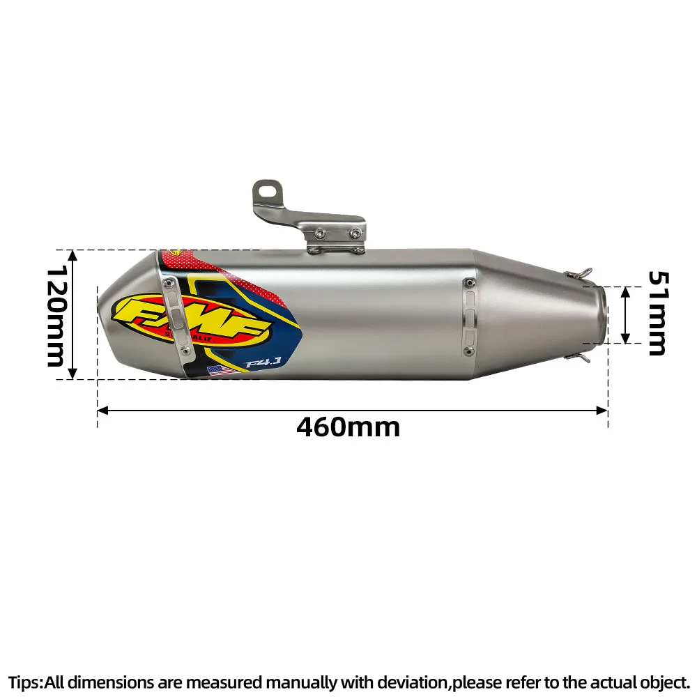 FOR FMF RACING Off-road Full Exhaust Kit for YAMAHA YZ250 YZ250F YZ250FX WR250F 2016-2024