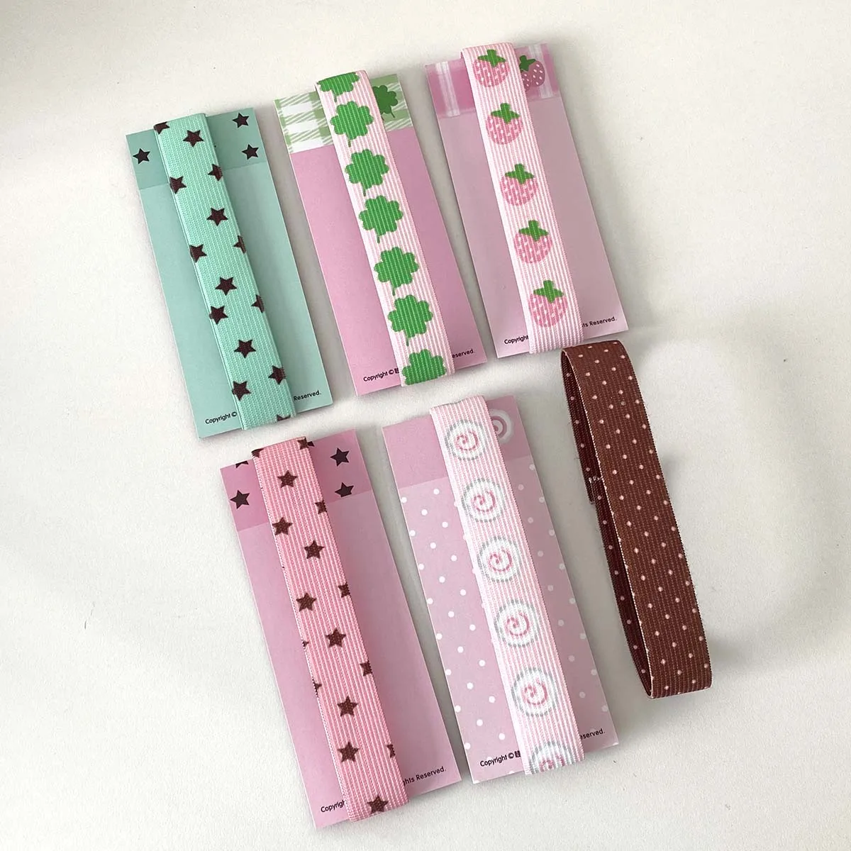 WAKAWAKA Cute Star Decoration Elastic Strap for A7 M5 Planner Notebook INS Style Storage Accessory Kawaii Straps for Scrapbookin