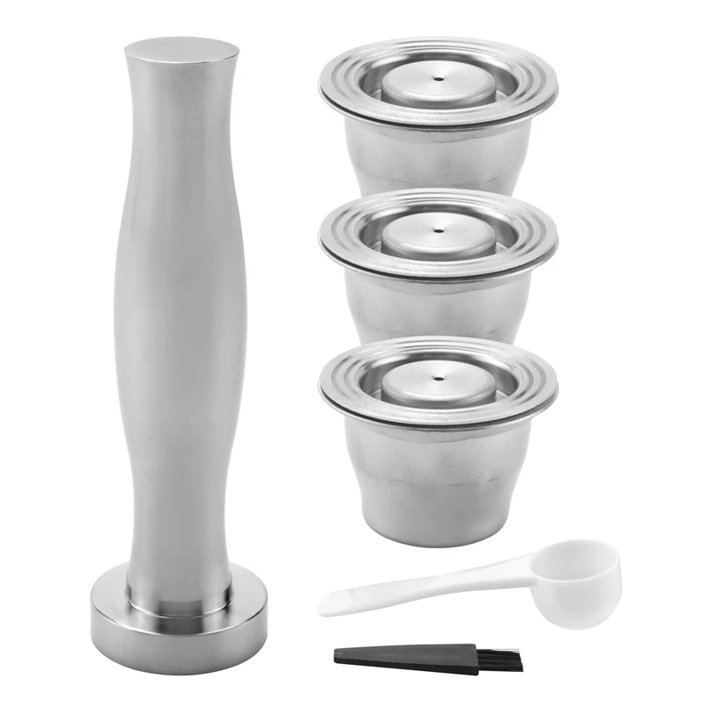 Coffee Capsule, Nespresso Refillable Capsules Reusable Nespresso Pod Espresso Coffee Pod Stainless Steel Compatible